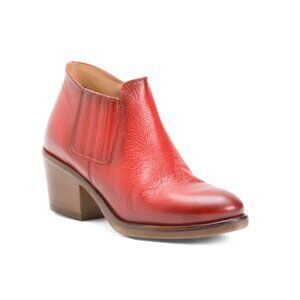 MIZ MOOZ Red Made In Spain Leather Daveena Heels
